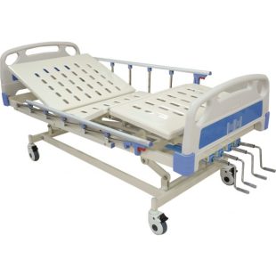 Five function manual cot - head, leg, height, Trendelenburg adjustable