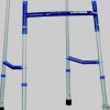 Reciprocating Walking Frame - Blue and white