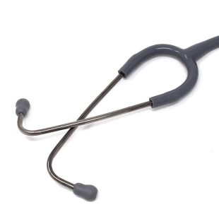 a stethoscope on a white background