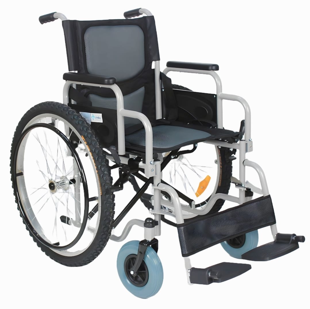 Indoor/outdoor heavy duty wheelchair foldable - tusker 100
